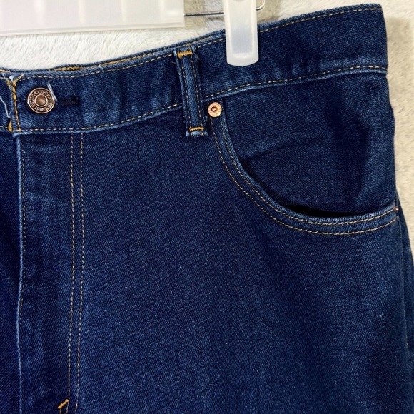 Levi's 517 Men Jeans 38 X 34 Blue Denim Medium Wash High-Rise Straight Leg M1116 - Picture 4 of 11